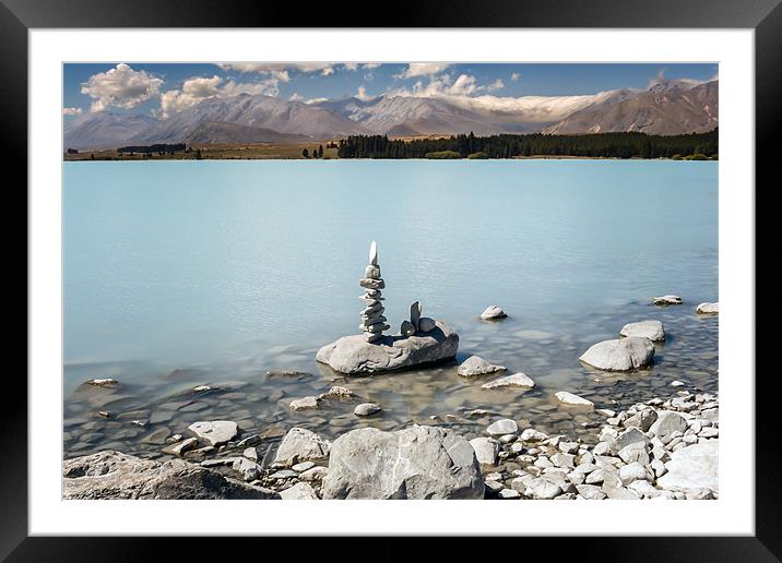 Lake Tekapo Framed Mounted Print by Stephen Mole