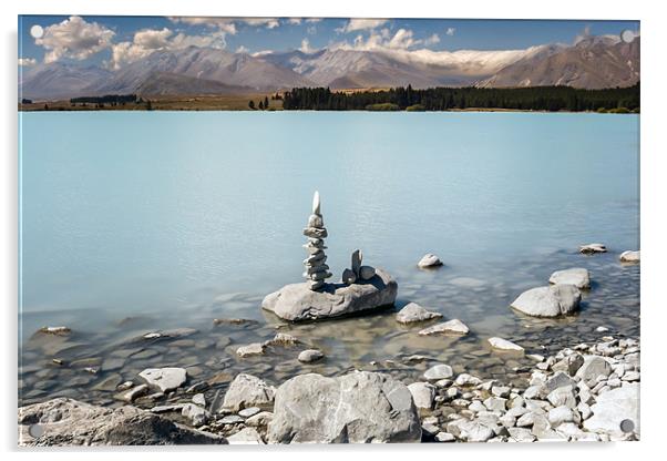Lake Tekapo Acrylic by Stephen Mole
