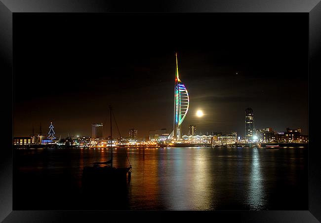 Portsmouth Harbour Waterfront Framed Print by Rod Scott