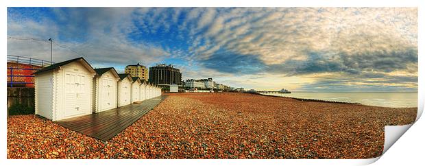 Morning in Eastbourne Print by Michael Baldwin