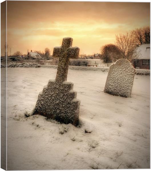 Grave Situation Canvas Print by Michael Baldwin