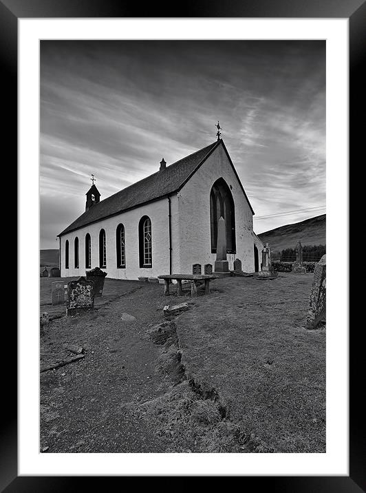 Amulree Church, Perthsire Framed Mounted Print by Jamie Moffat