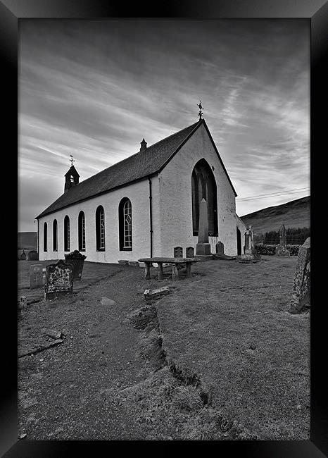 Amulree Church, Perthsire Framed Print by Jamie Moffat