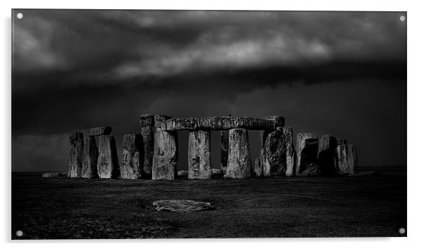 Stone henge Acrylic by Robert Fielding