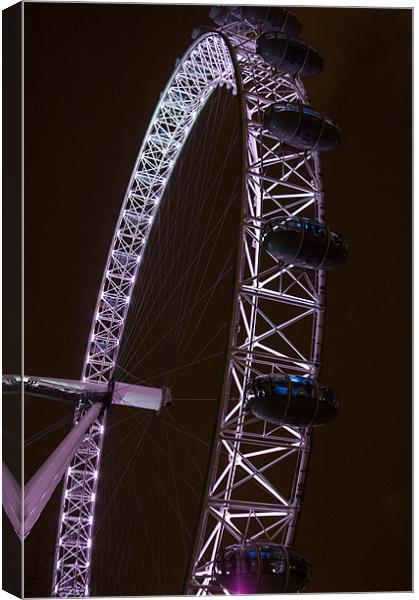 London Eye Canvas Print by Mark Llewellyn