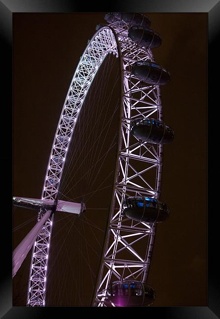 London Eye Framed Print by Mark Llewellyn