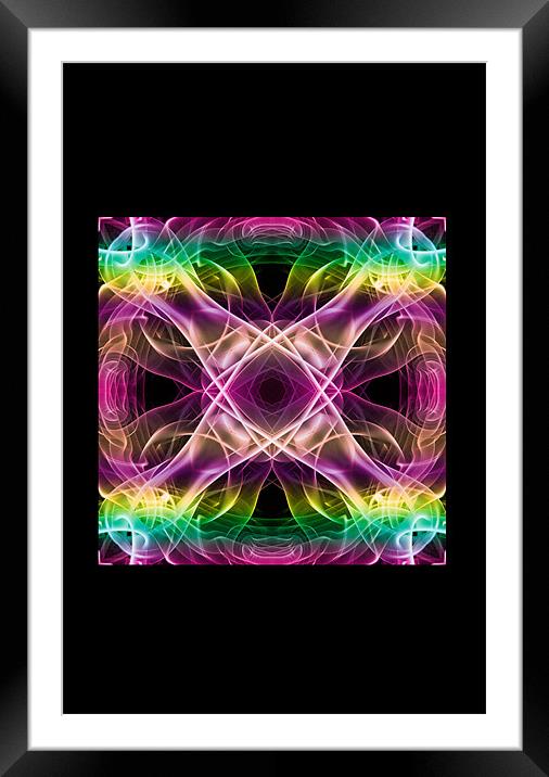 X Factored 2 Framed Mounted Print by Steve Purnell