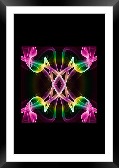 X Factored 3 Framed Mounted Print by Steve Purnell