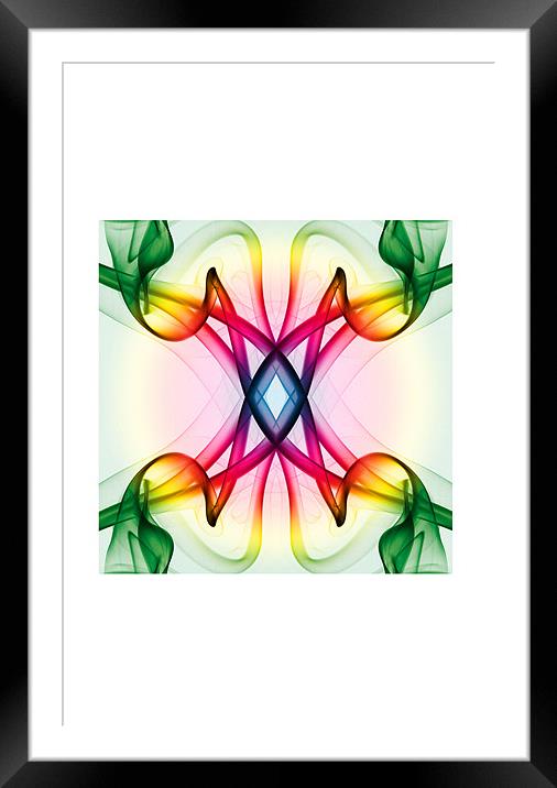 X Factored 4 Framed Mounted Print by Steve Purnell