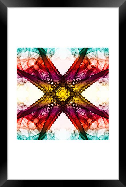 X Factored 8 Framed Print by Steve Purnell