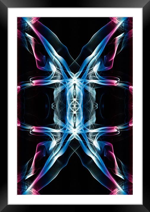 X Factored 9 Framed Mounted Print by Steve Purnell