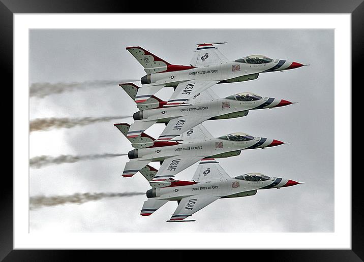 Thunderbirds stack Framed Mounted Print by Rachel & Martin Pics