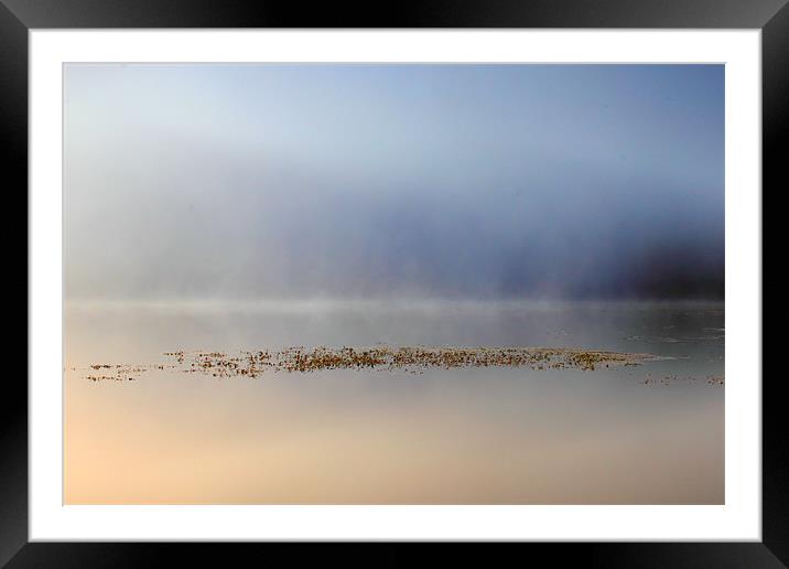 Talybont reserviour brecon beacons Framed Mounted Print by simon powell