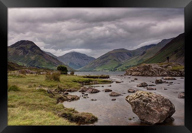 Wast Water Framed Print by Stuart Gennery