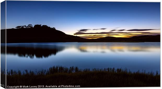 Sunrise - Pretty Valley Pondage Canvas Print by Mark Lucey
