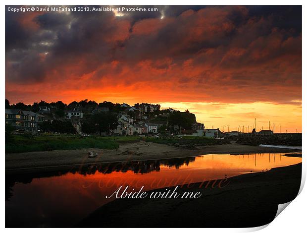 Abide with me Print by David McFarland