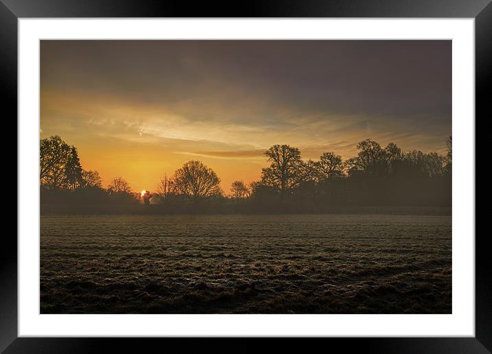 Morning Sun Framed Mounted Print by Simon West