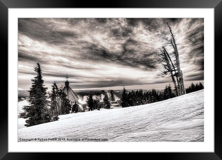 Mt Hood Timberline Framed Mounted Print by Robert Pettitt