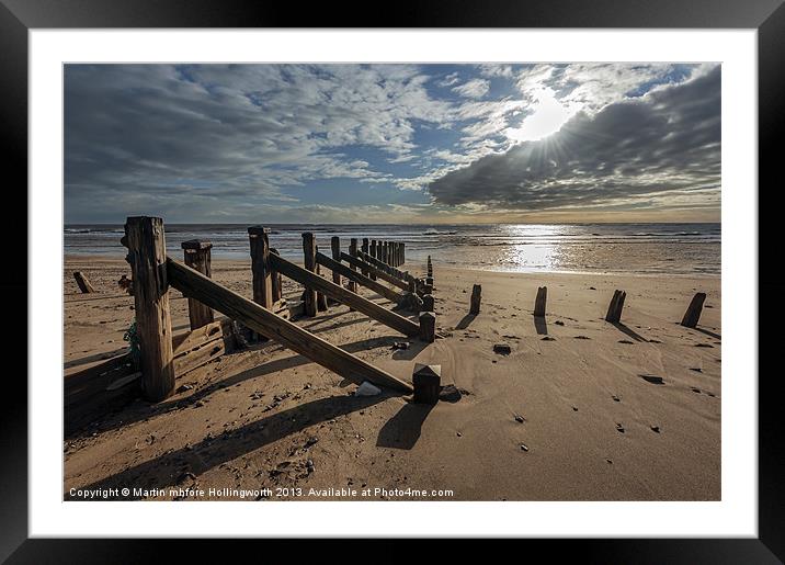Sandy Shadows Framed Mounted Print by mhfore Photography
