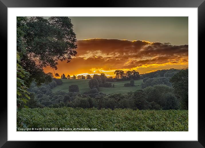 End Of The Day Framed Mounted Print by Keith Cullis