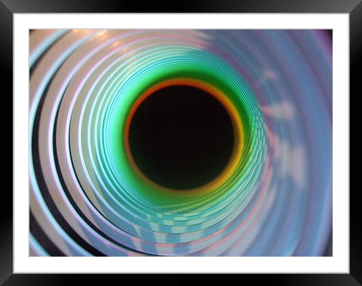 Slinky  Framed Mounted Print by Holly Crawshaw