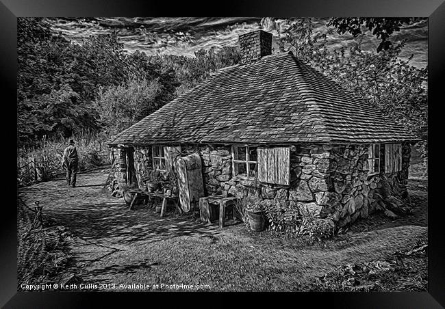 Squatters Cottage Framed Print by Keith Cullis