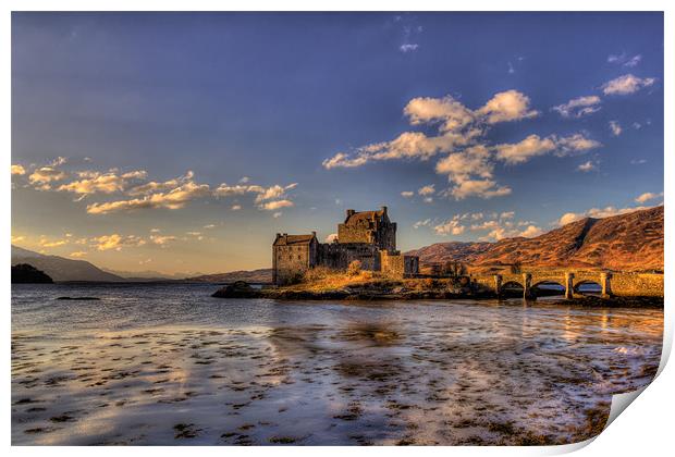 Eilean Donan Castle Scotland. Print by Derek Beattie