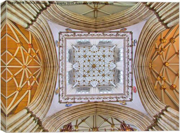 The Tower - York Minster Canvas Print by Colin Williams Photography