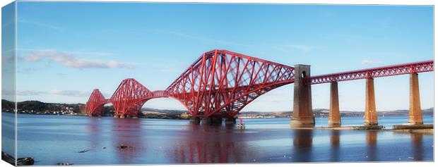 forth rail bridge Canvas Print by dale rys (LP)