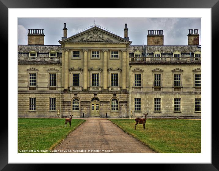 Woburn Abbey Framed Mounted Print by Graham Custance