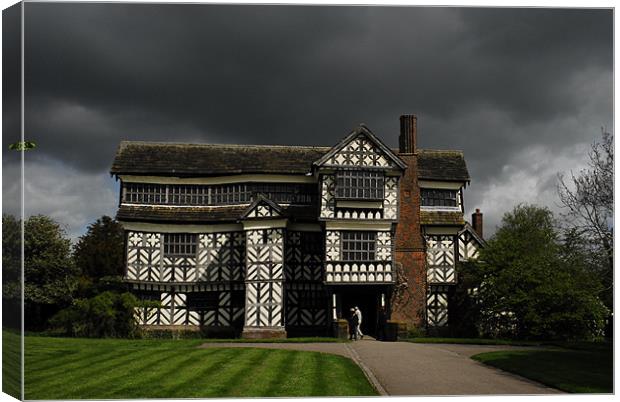 Little Moreton Hall Canvas Print by Ian Young