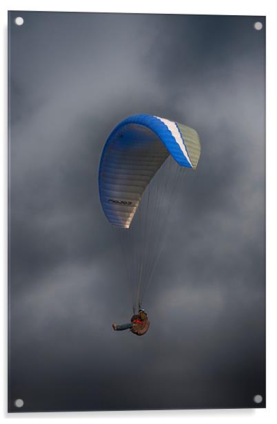 Paragliding Acrylic by Phil Clements