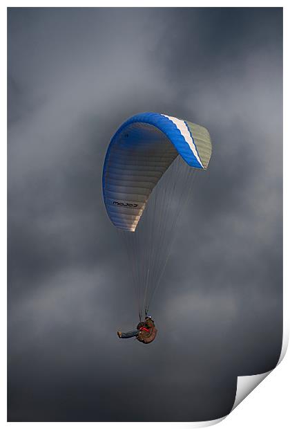 Paragliding Print by Phil Clements