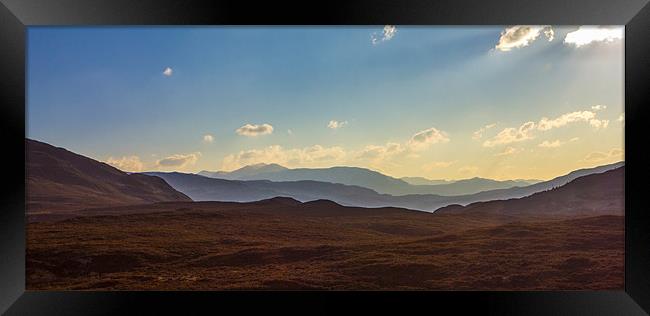 Scottish Mountain Landscape Framed Print by Derek Beattie