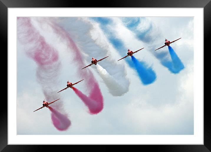 Red Arrow Framed Mounted Print by Rachel & Martin Pics