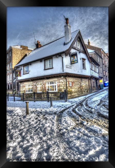 The Kings Arms Framed Print by Allan Briggs