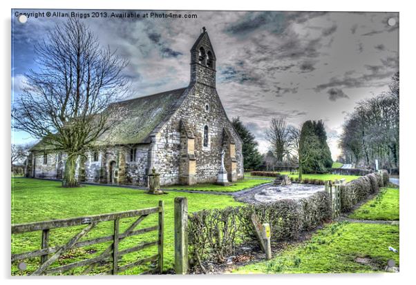 St Helens Church (Bilton-in-Ainsty) Acrylic by Allan Briggs