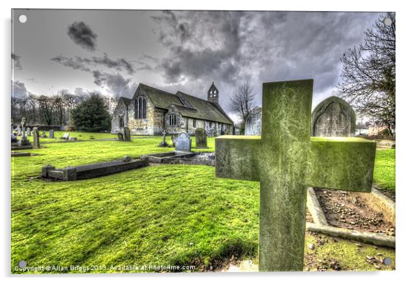 St Helens Church (Bilton-in-Ainsty) Acrylic by Allan Briggs