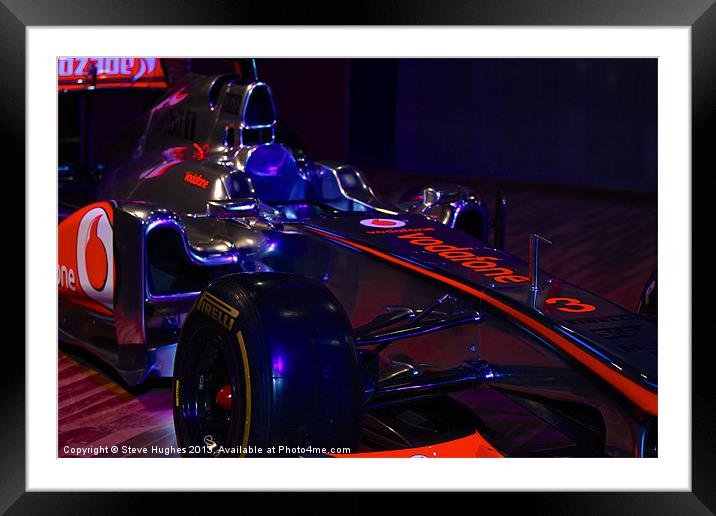 McLaren Formula 1 car Framed Mounted Print by Steve Hughes
