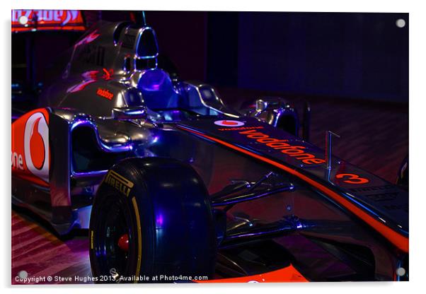 McLaren Formula 1 car Acrylic by Steve Hughes