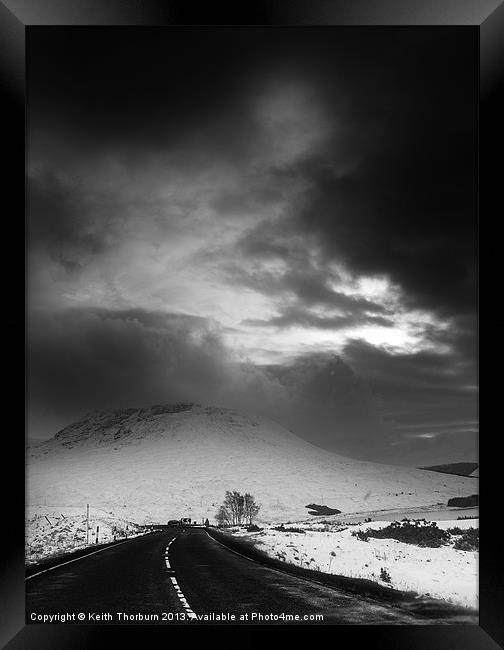 Highlands Road. Framed Print by Keith Thorburn EFIAP/b