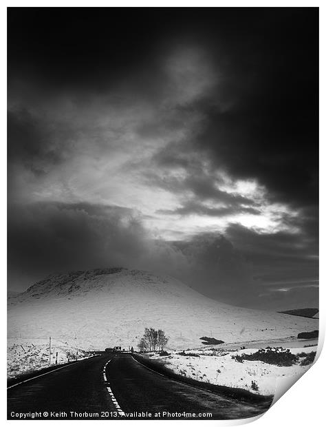 Highlands Road. Print by Keith Thorburn EFIAP/b