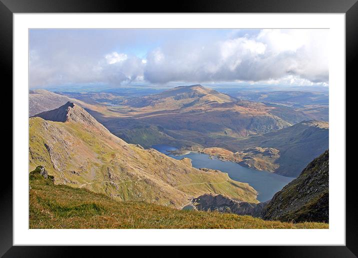 View from Snowdon Framed Mounted Print by Rachel & Martin Pics