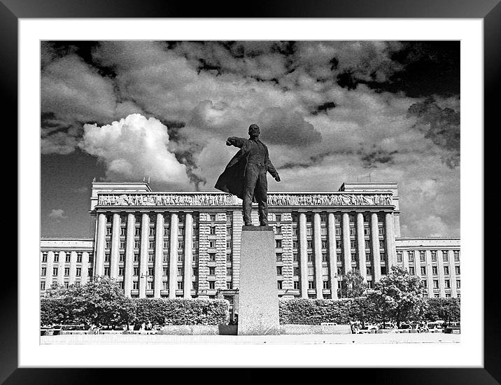 Lenin Framed Mounted Print by Alasdair Preston