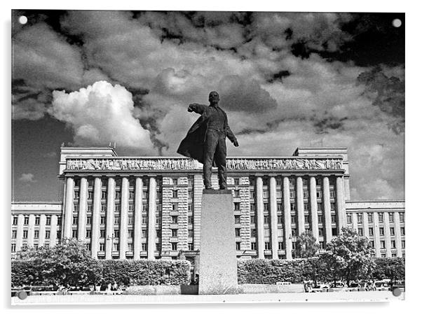 Lenin Acrylic by Alasdair Preston