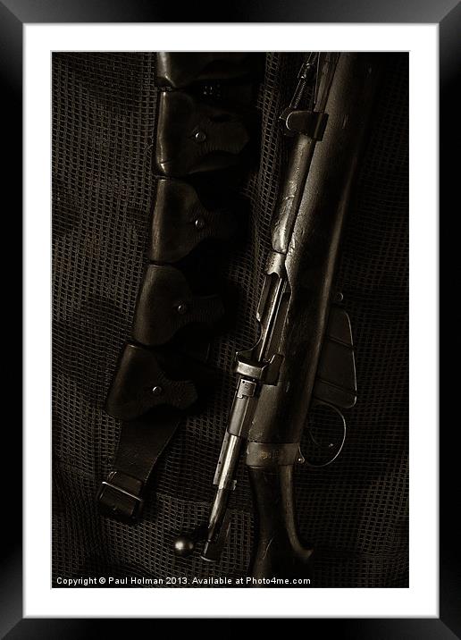 Lee Enfield MKI Framed Mounted Print by Paul Holman Photography
