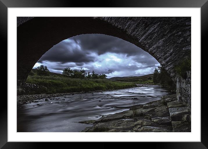 ...like a bridge over troubled waters. Framed Mounted Print by Douglas McMann