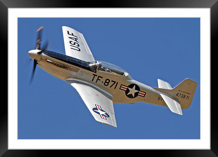 Mustang topside Framed Mounted Print by Rachel & Martin Pics
