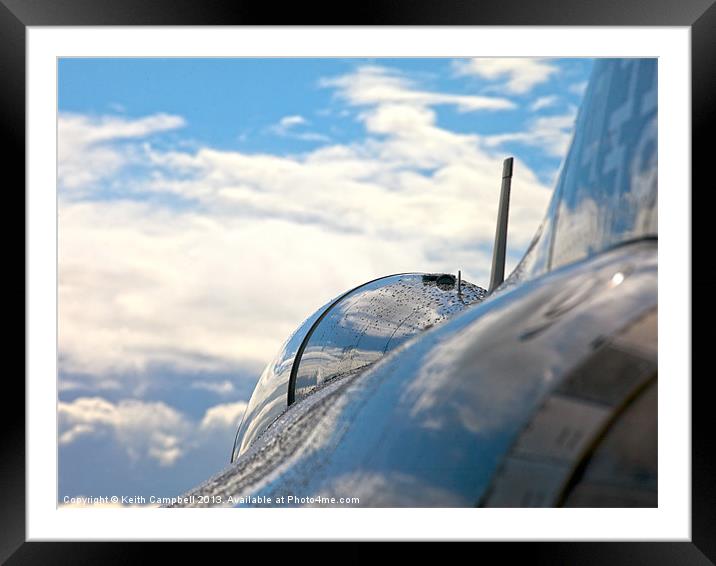 Ready to fly Framed Mounted Print by Keith Campbell