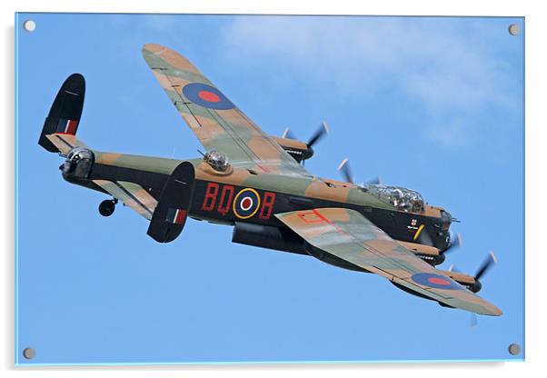 Lancaster Bomber Acrylic by Rachel & Martin Pics